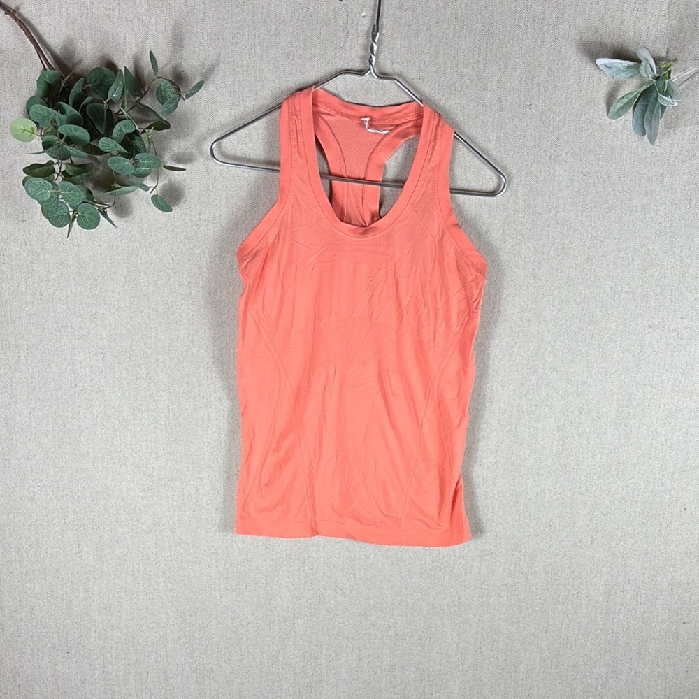 Athleta > Peach Racerback Tank Top Small
